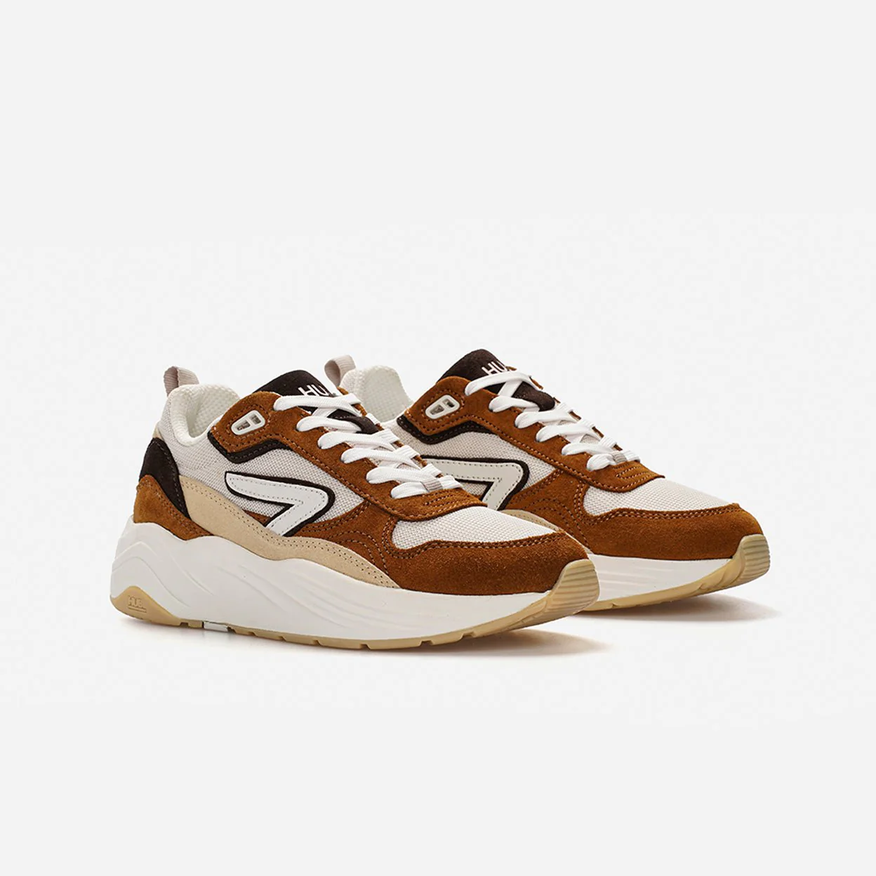 Glide | Light Beige/Off White/Cognac | Women - Image 3